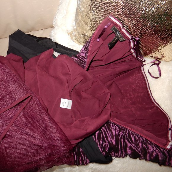 ITALIA PLUM BCBG MAXAZRIA TAFFETA STRAPLES DRESS 2 - Picture 9 of 14